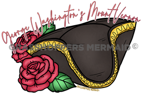Tricorn Hat with Roses