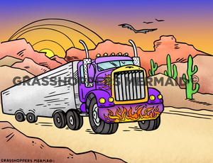 Truckin' Through the Desert