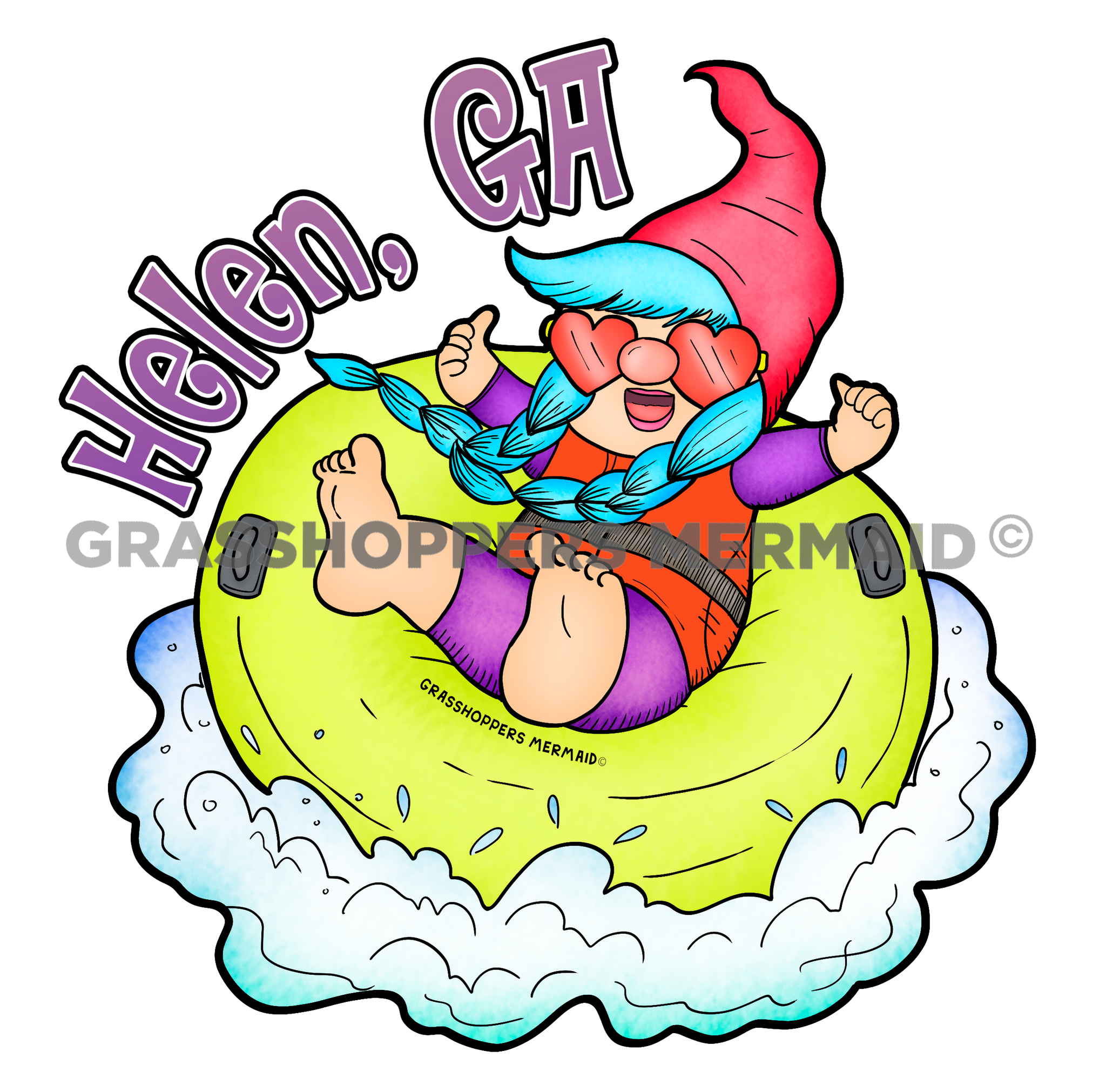 Tubing Girl Gnome