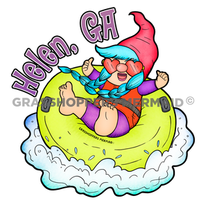 Tubing Girl Gnome