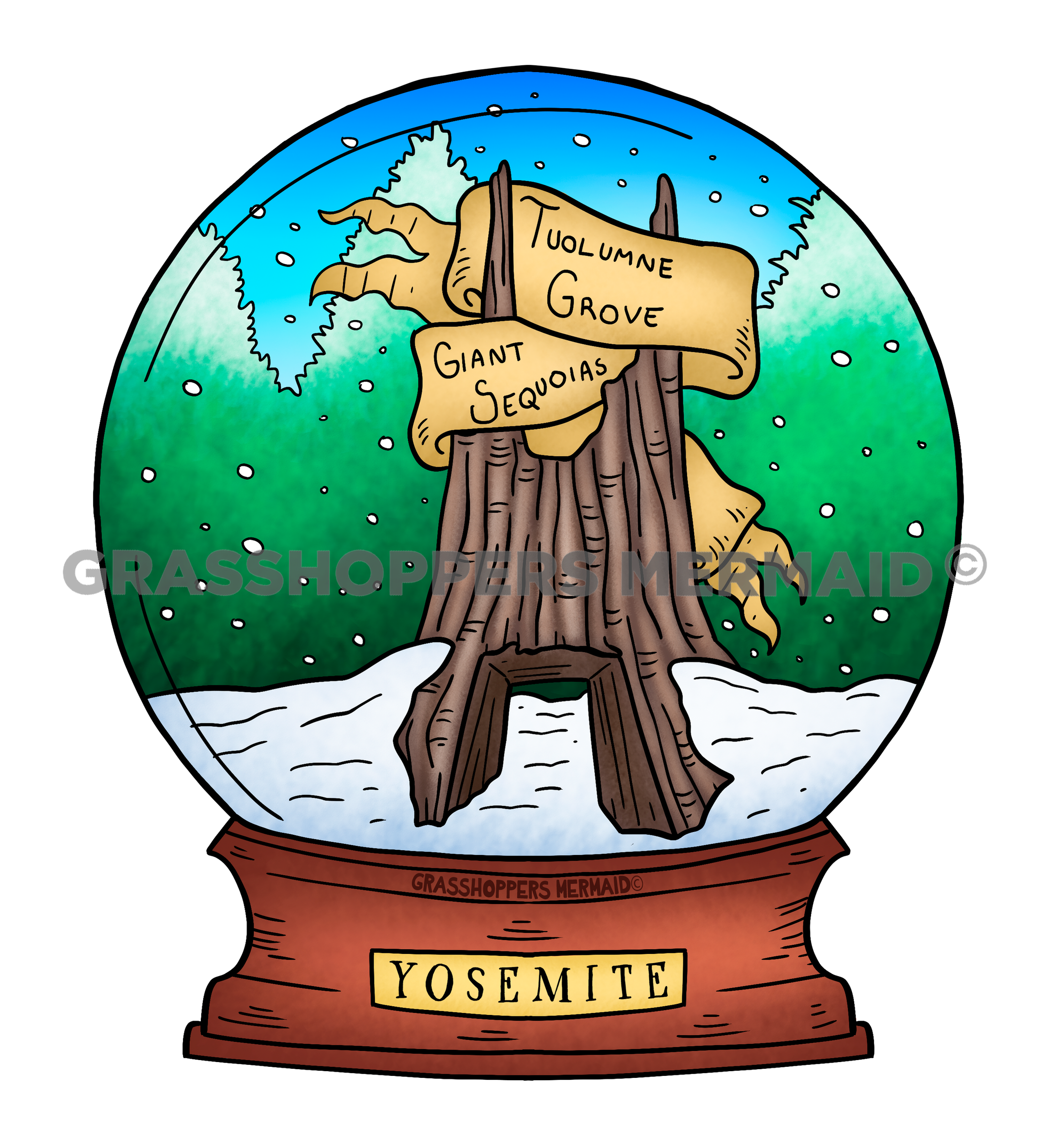 Tuolumne Grove Snowglobe