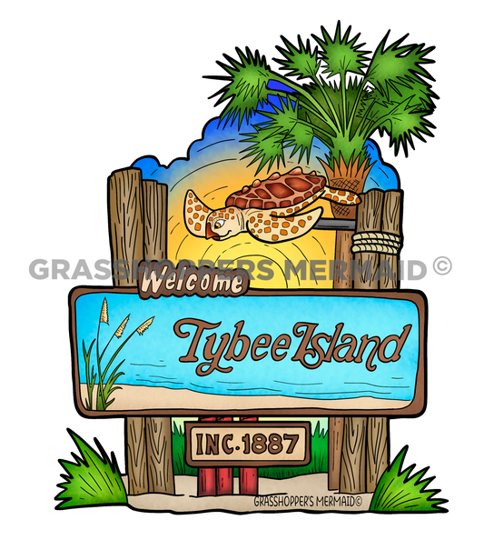 Tybee Island Sign