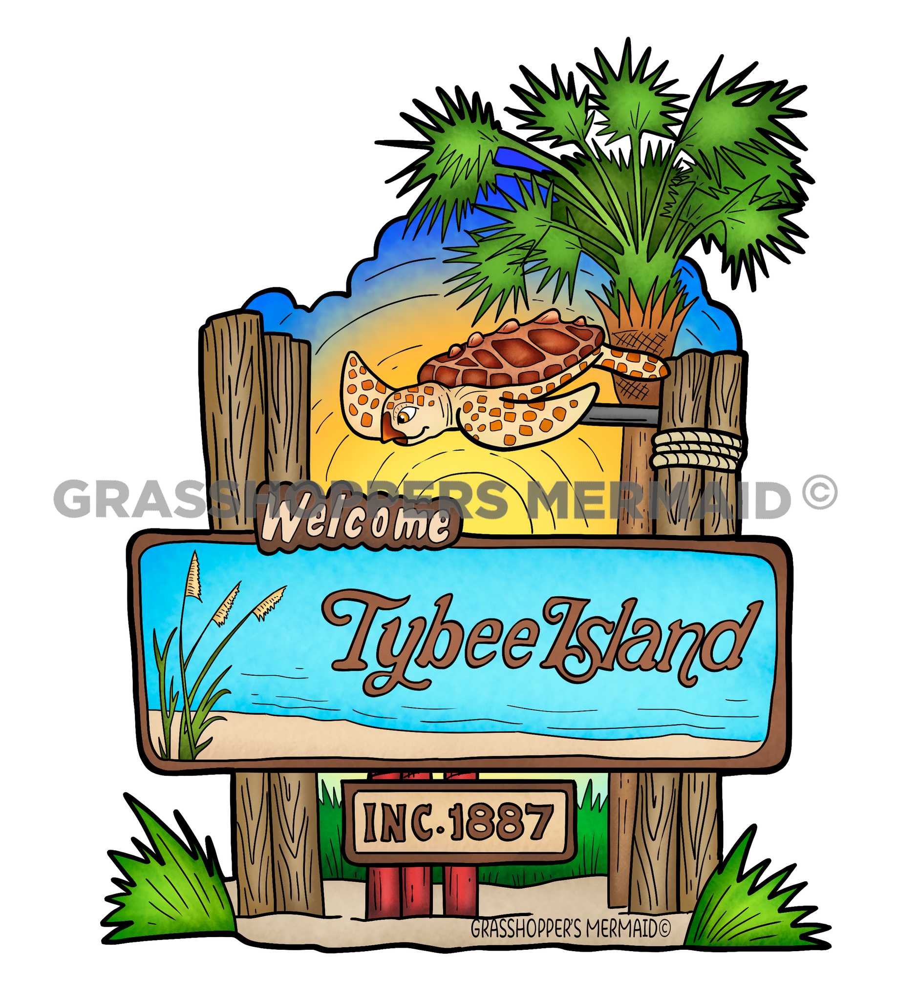 Tybee Island Sign