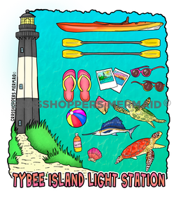 Tybee Lighthouse Collage