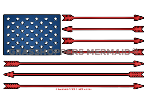 USA Arrow Flag