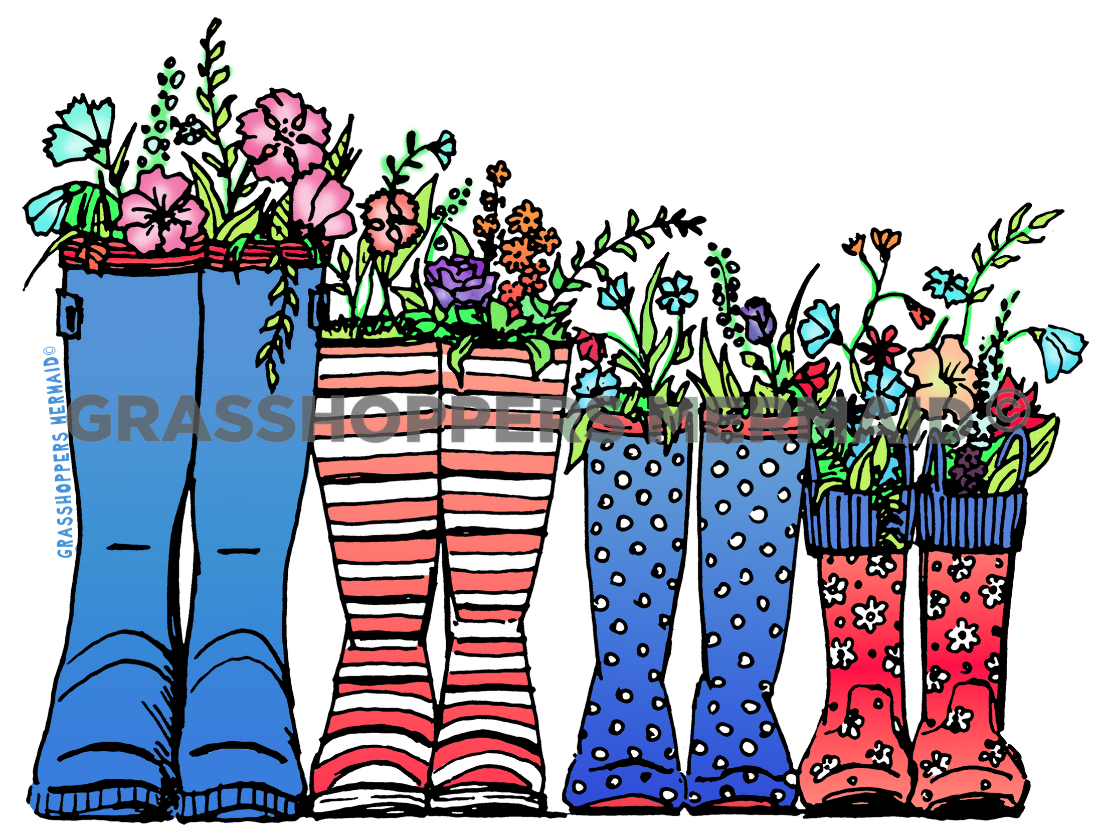 USA Garden Wellies