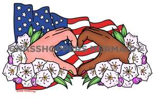 USA Heart Hands