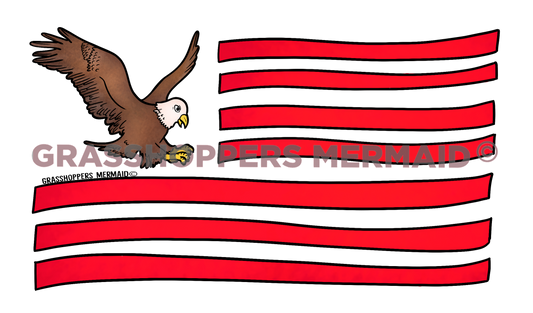 Eagle American Flag