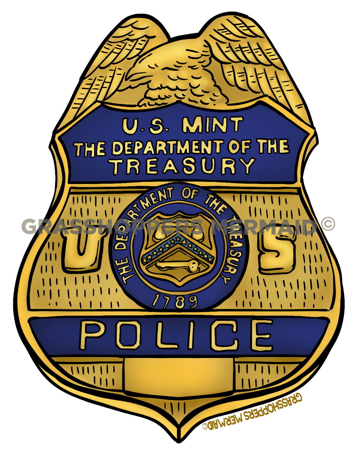 US Mint Police Badge