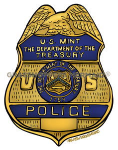 US Mint Police Badge