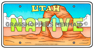 Utah Native Plate