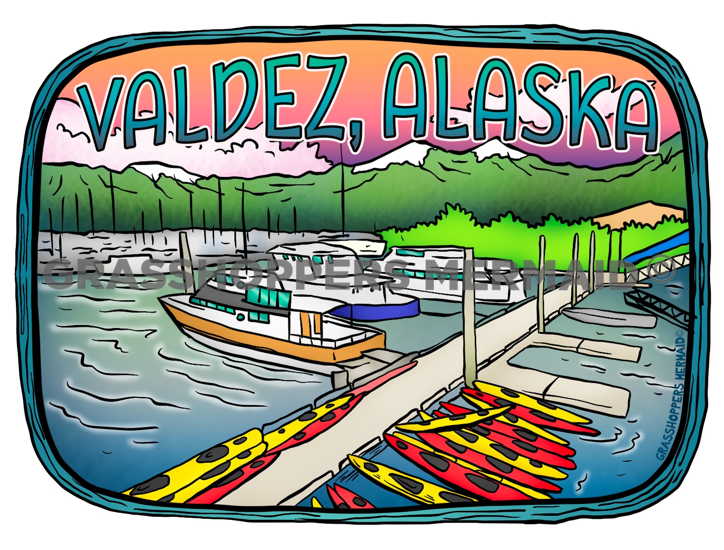 Valdez Marina Sunset
