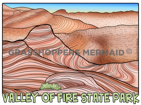 Valley of Fire Linework