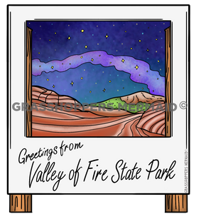 Valley of Fire State Park Sign