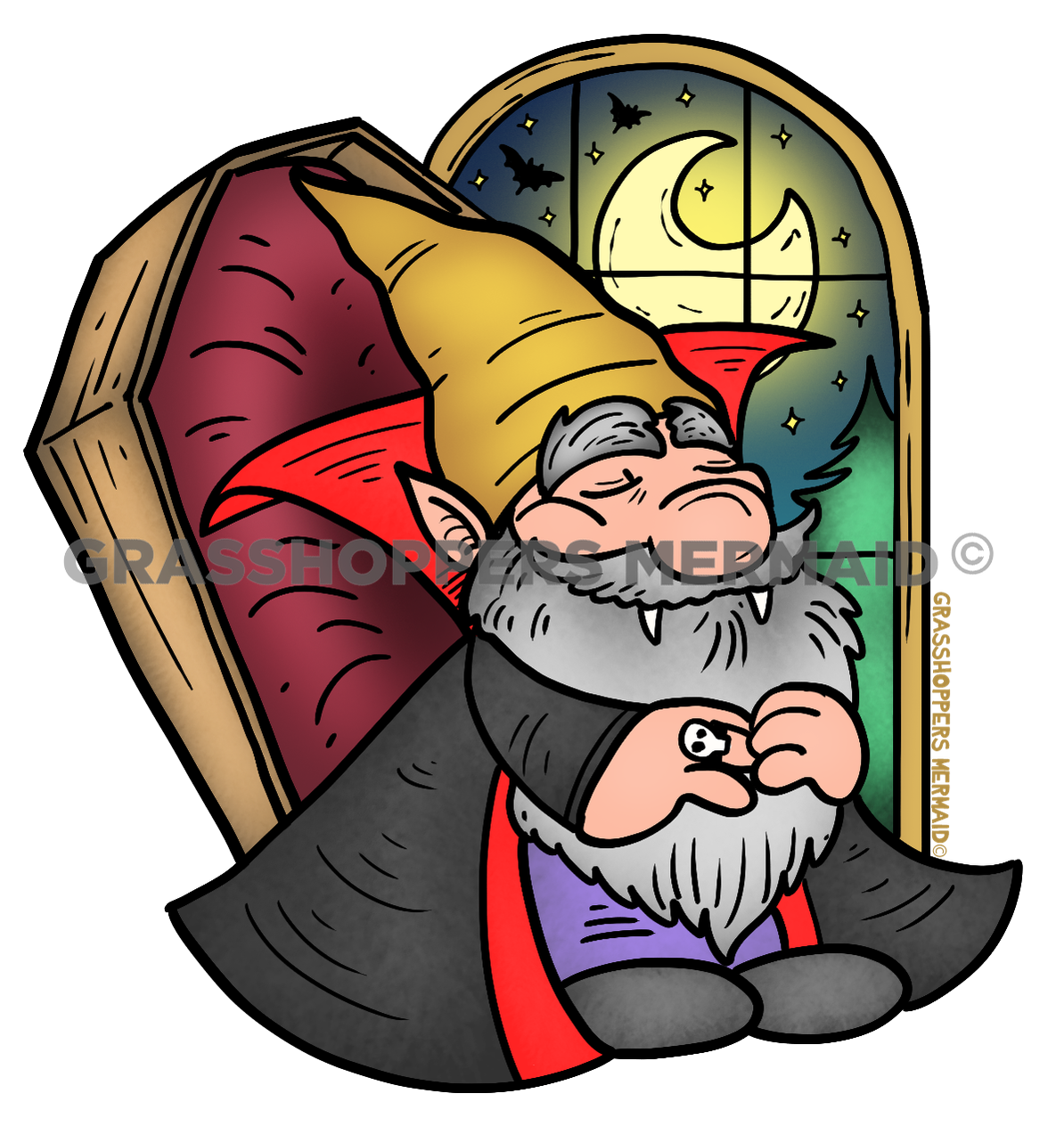 Vampire Boy Gnome
