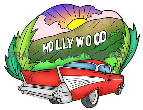 Vintage Car in Hollywood