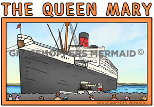 Vintage Queen Mary Takeoff