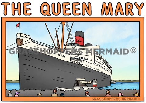 Vintage Queen Mary Takeoff