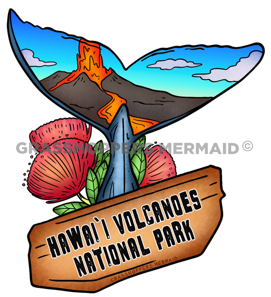 Volcano Whale Fluke Plaque