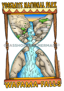 Wapama Falls Hourglass