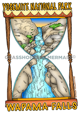 Wapama Falls Hourglass