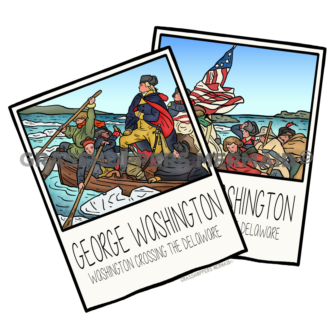Washington Crossing Polaroids