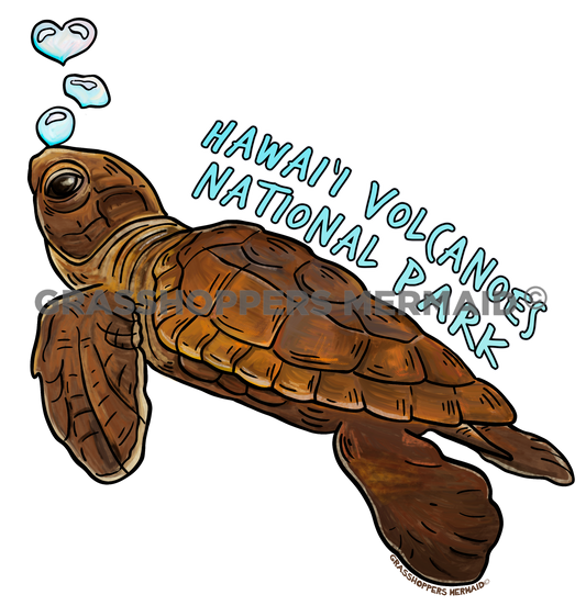 Watercolor Baby Hawksbill