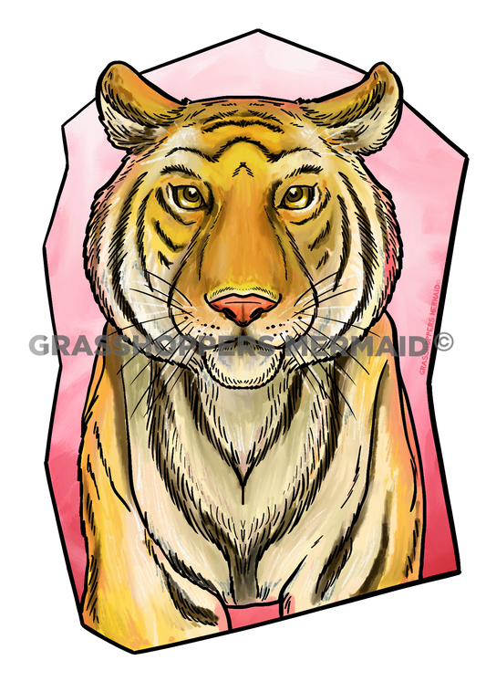 Watercolor Bengal Tiger