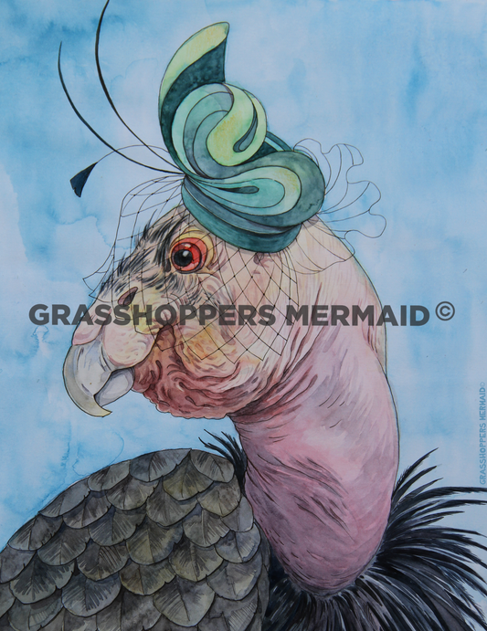 Watercolor Condor Madam