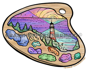 Watercolor Lighthouse Paints