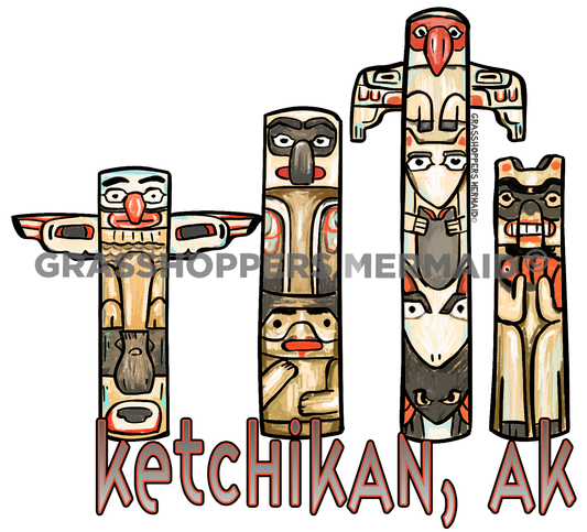 Watercolor Totem Lineup