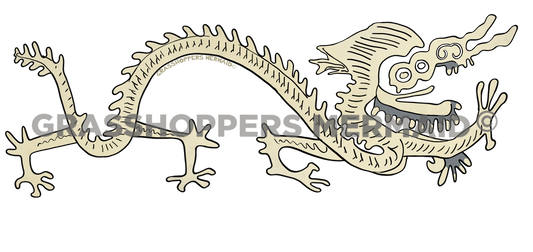 White Chinese Dragon