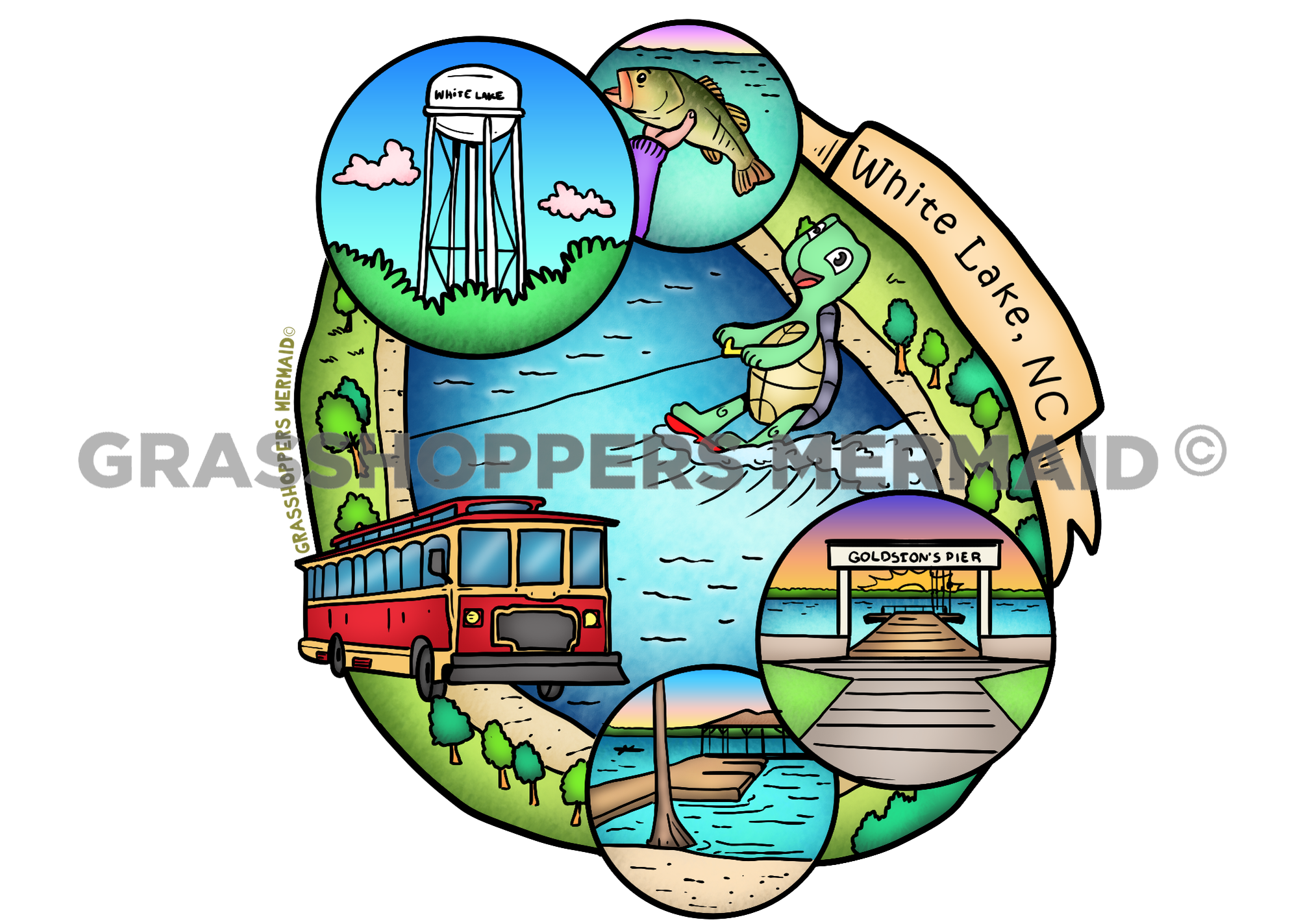 White Lake, NC Map