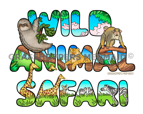 Wild Animal Safari TEXT