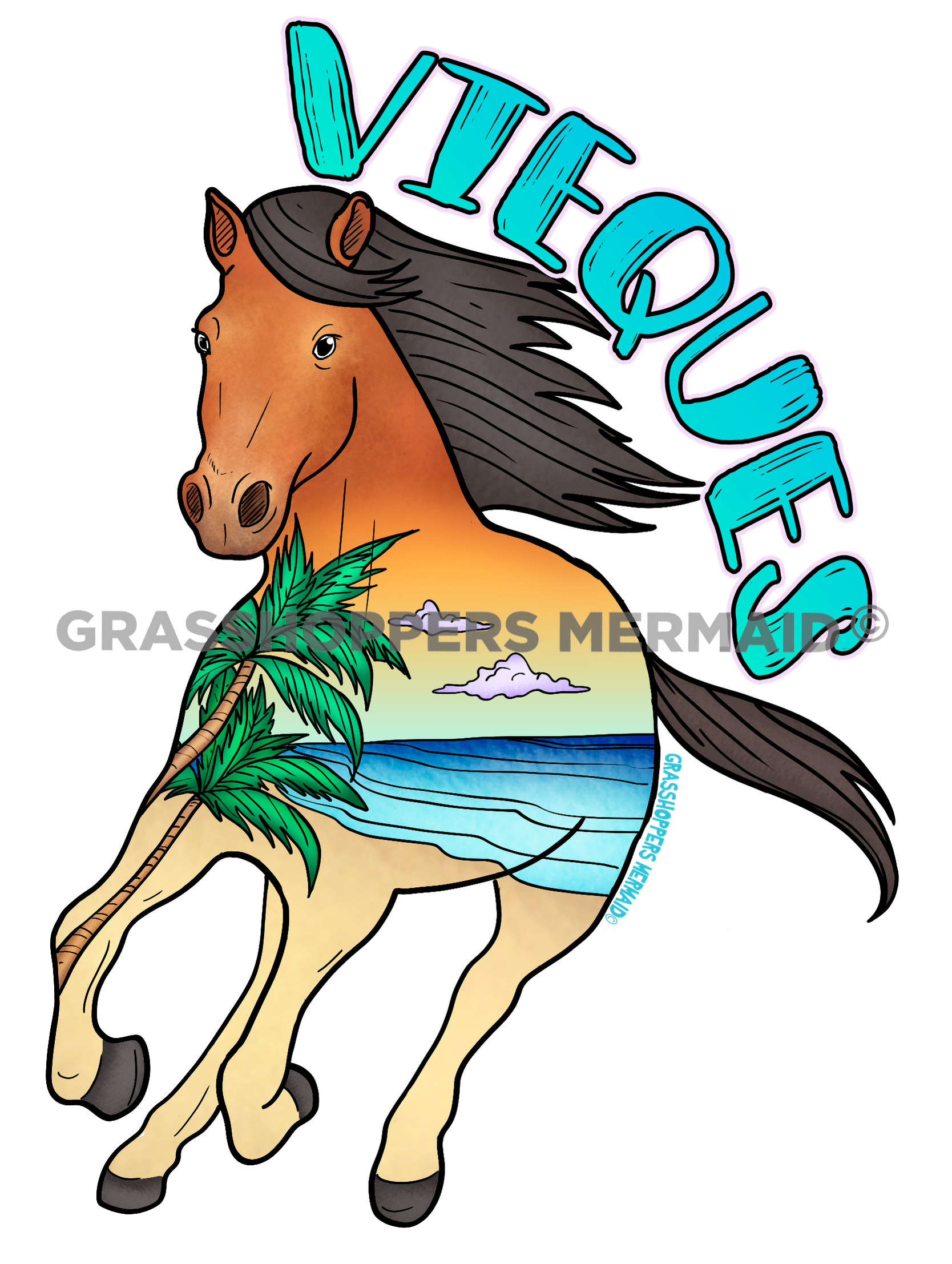 Solo Wild Beach Horse