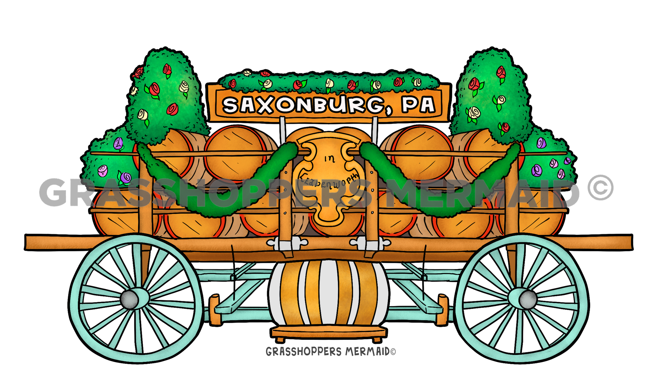 Willkommen Beer Cart