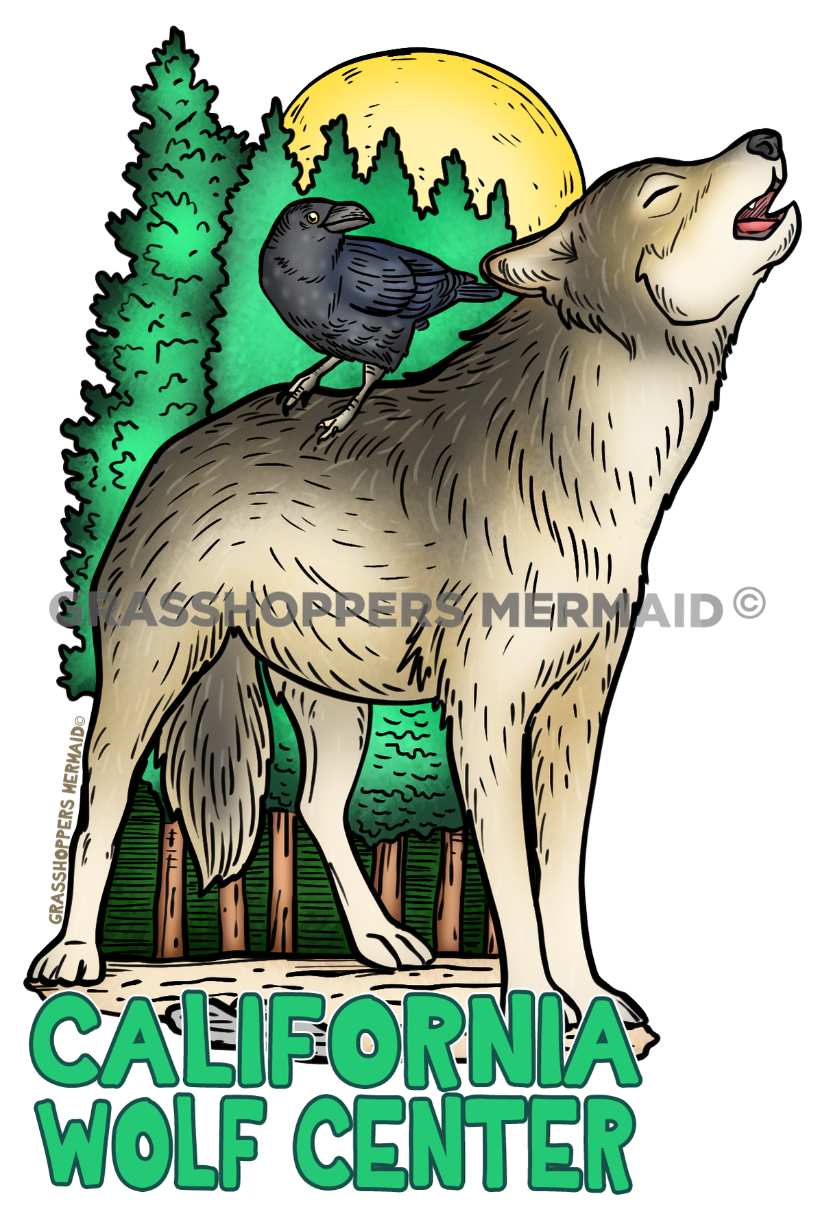 Wolf & Raven Howl