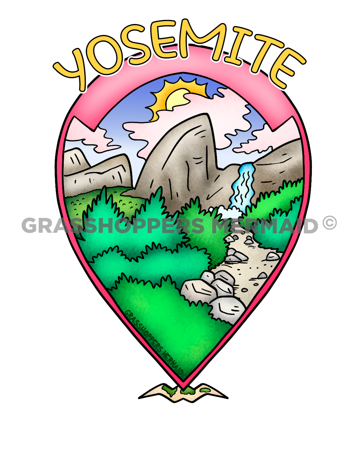 Yosemite Pin Drop