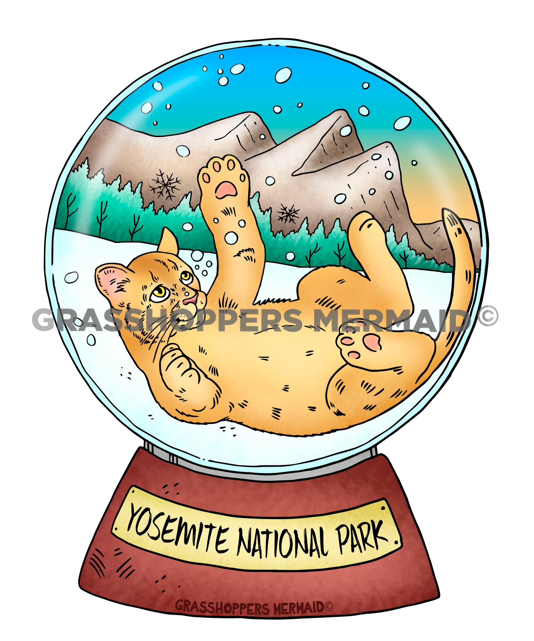 Three Brothers Snowglobe