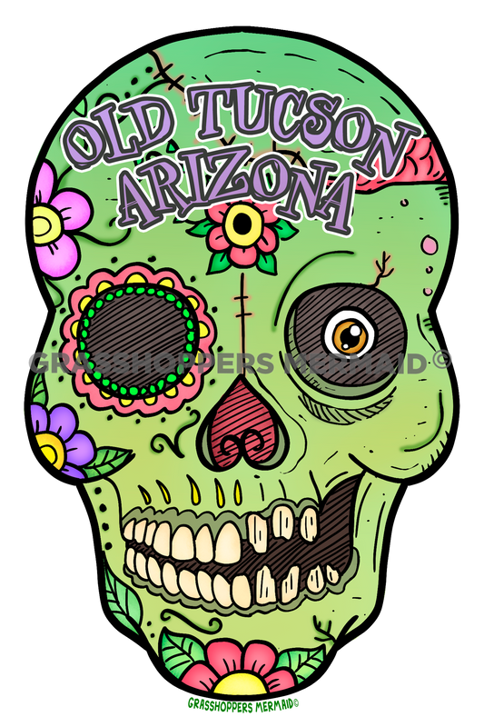 Zombie Sugar Skull