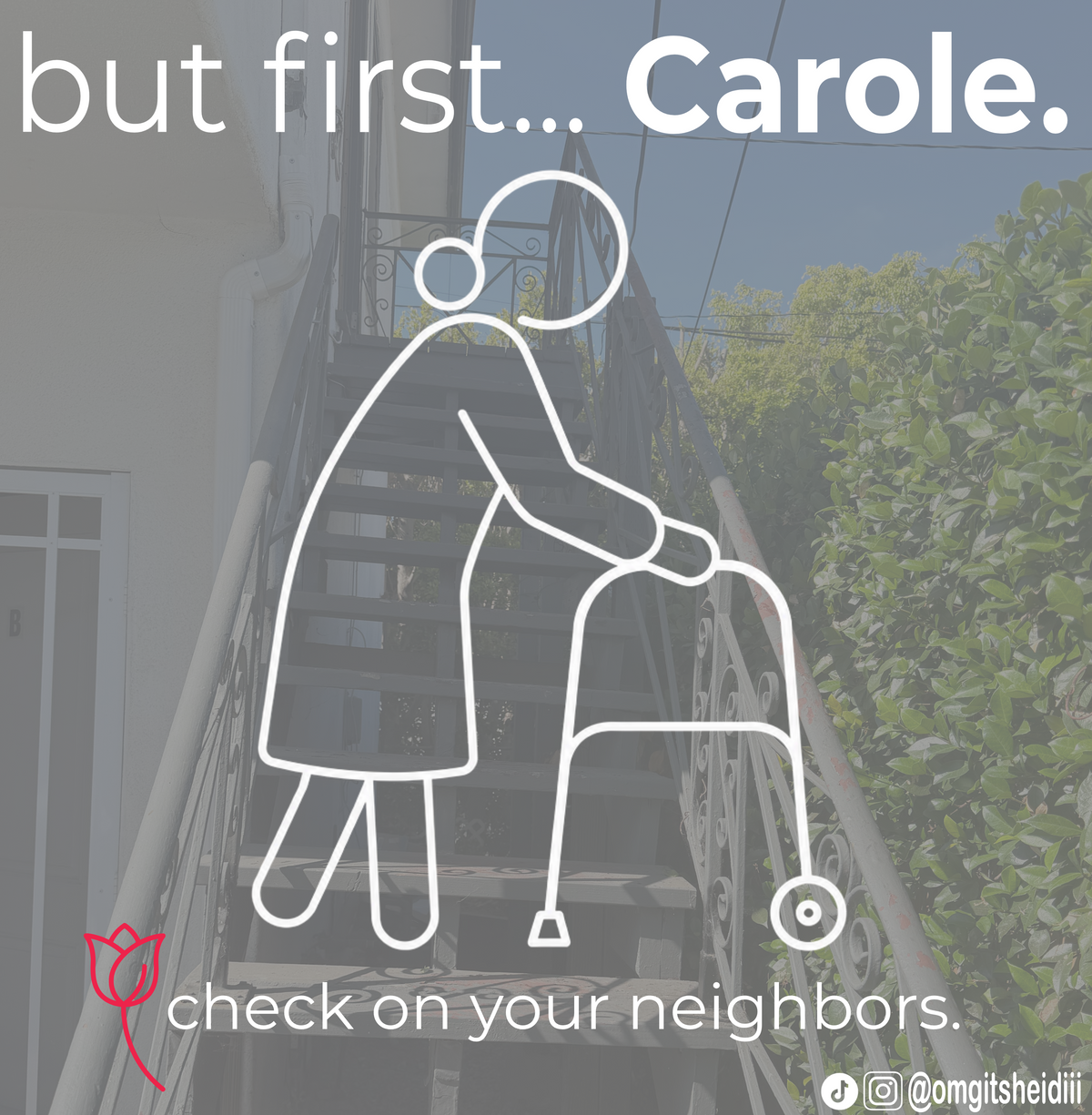 but first...Carole Sticker | Waterproof Vinyl Sticker & Laptop Decal | Weatherproof Art