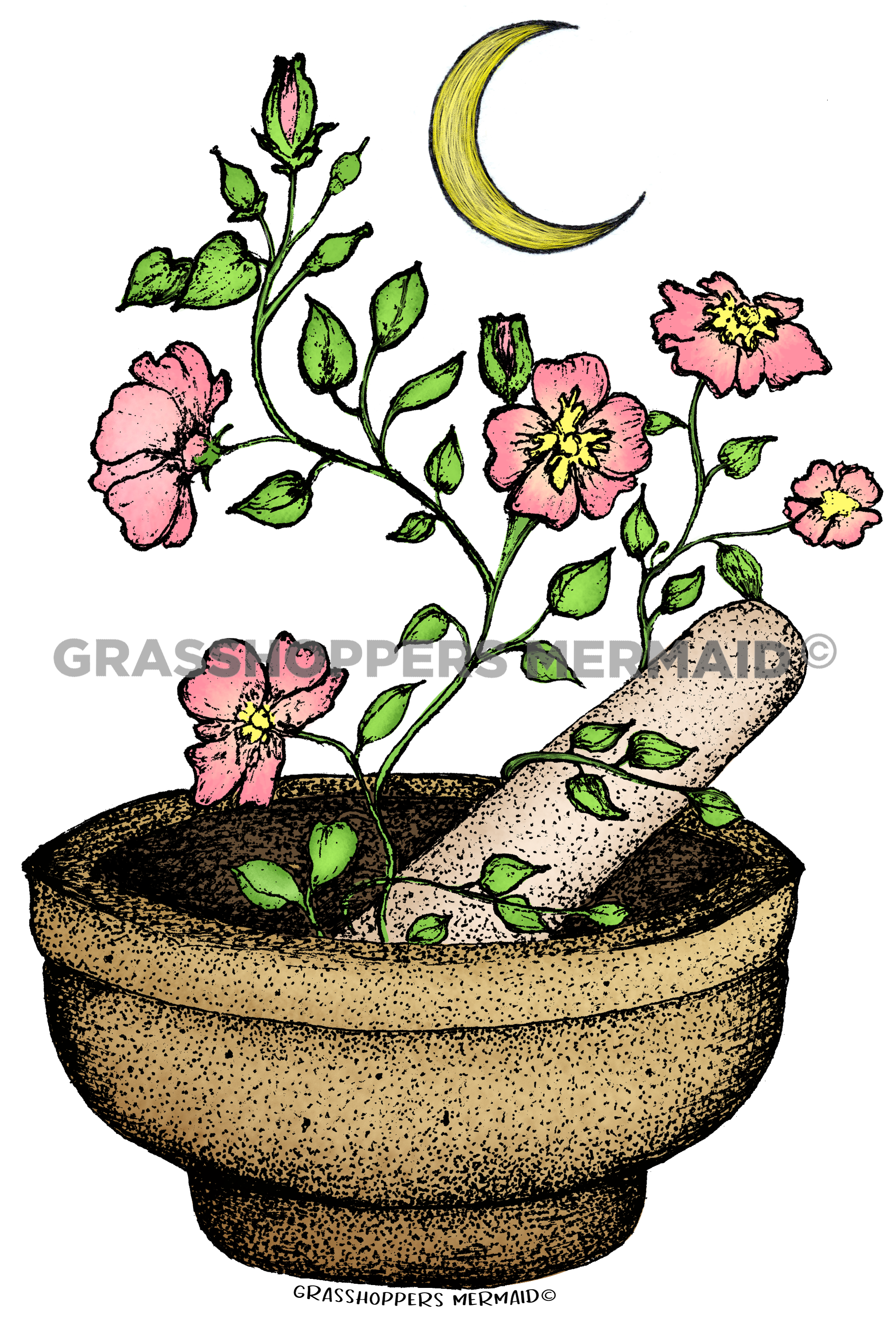 Floral Mortar