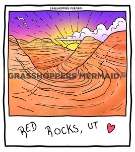 Red Rocks, UT Polaroid