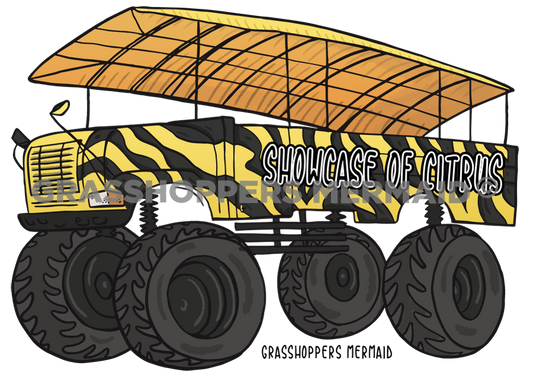 Zebra Monster Truck