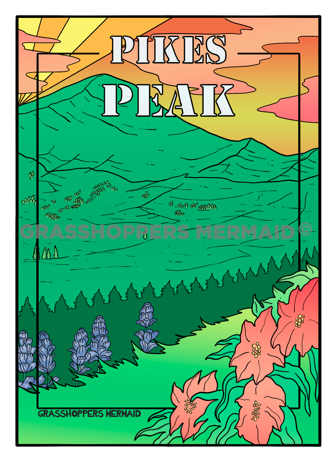 Retro Mountain Spring