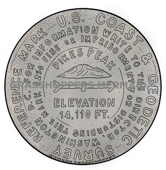 Pikes Peak Survey Marker