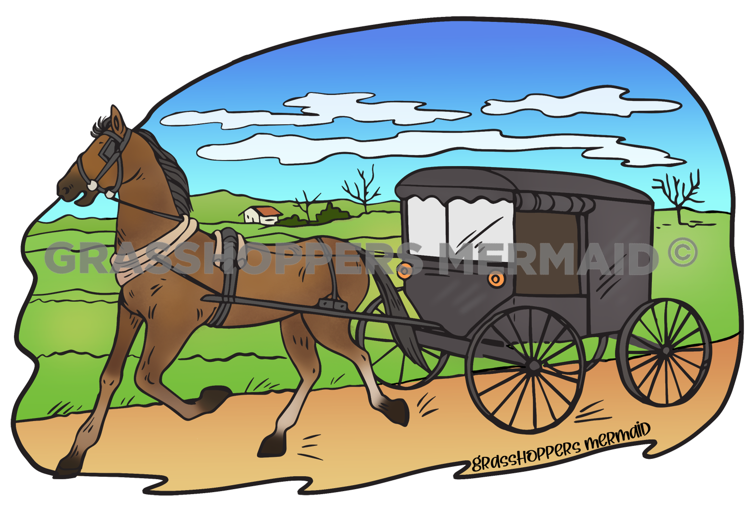 Amish Horse & Buggy