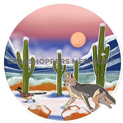 Snowy Saguaros