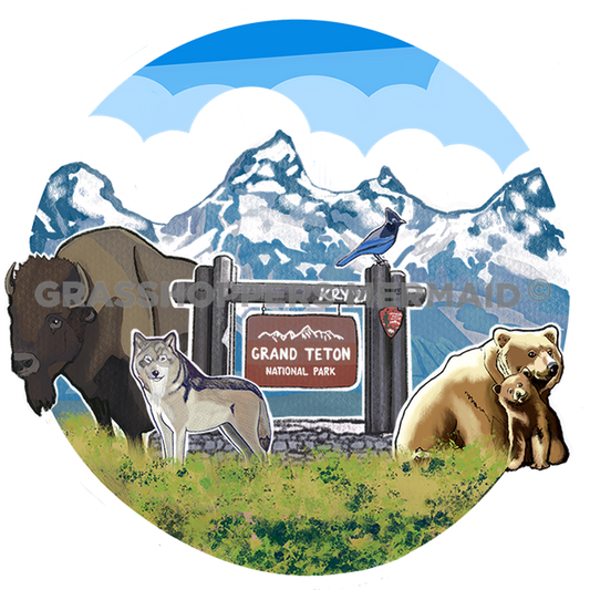 Grand Teton National Park Sign