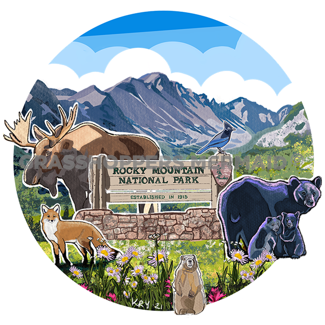 Rocky Mountain National Park Sign